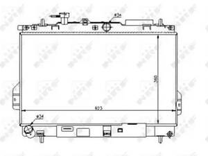 Радіатор системи охолодження, HYUNDAI Matrix 01-