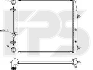 Радіатор Skoda Fabia (01-)