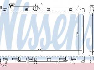 Радіатор SU LEGACY(09-)2.0 i 16V(+)[OE 45119-AJ020] NISSENS 67720 на SUBARU OUTBACK универсал (BM, BR)