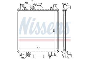 Радиатор SUZUKI SWIFT (AH, AJ) 1989-2005 г.