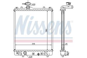 Радиатор SUZUKI WAGON R / SUZUKI IGNIS (MH) / SUBARU JUSTY (G3X) 1995-2012 г.