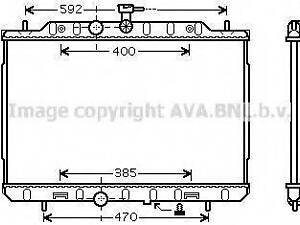Радіатор системи охолодження AVA QUALITY COOLING DN2292 на NISSAN X-TRAIL (T31)