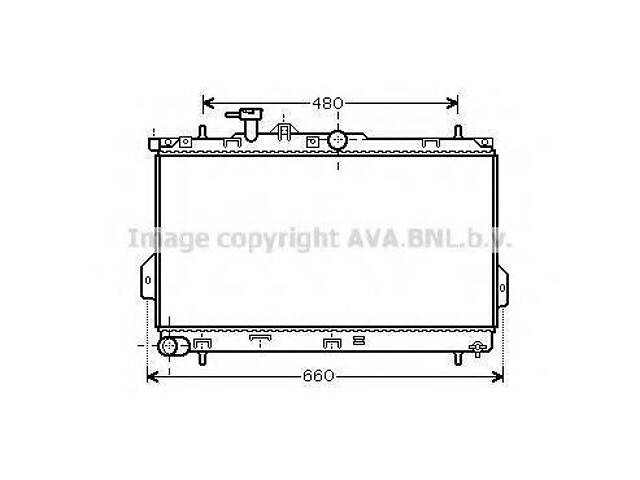 Радіатор системи охолодження AVA QUALITY COOLING HY2097 на HYUNDAI LAVITA (FC) - Фото 1