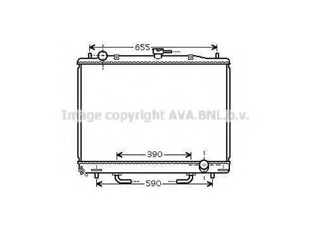Радіатор системи охолодження AVA QUALITY COOLING MT2170 на MITSUBISHI SHOGUN II (V3_W, V2_W, V4_W) - Фото 1