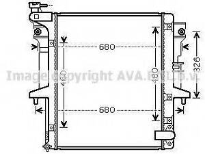 Радіатор системи охолодження AVA QUALITY COOLING MT2203 на MITSUBISHI TRITON (KB_T, KA_T)