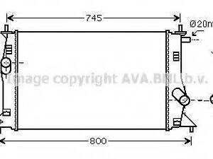 Радіатор системи охолодження AVA QUALITY COOLING MZ2183 на MAZDA 5 (CR19)