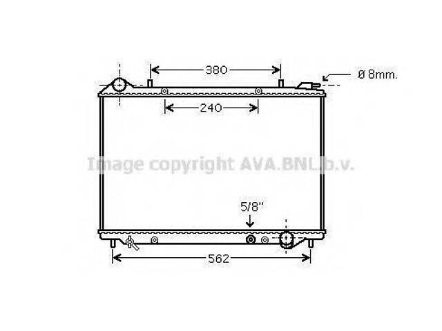 Радіатор системи охолодження AVA QUALITY COOLING OLA2441 на OPEL FRONTERA B (6B_) - Фото 1