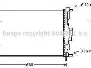 Радіатор системи охолодження AVA QUALITY COOLING RT2307 на RENAULT MEGANE II Sport Tourer (KM0/1_)