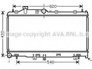 Радіатор системи охолодження AVA QUALITY COOLING SU2065 на SUBARU FORESTER (SH)