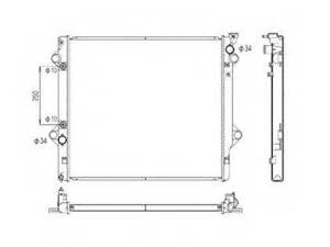 Радиатор системы охлаждения NRF 53568 на TOYOTA FJ CRUISER (GSJ1_)