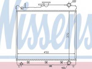 Радіатор SZ JIMNY(98-)1.3 i 16V(+)[OE 17700-82A00] NISSENS 64162 на SUZUKI JIMNY SIERRA (FJ)