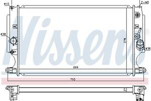 Радиатор TOYOTA VERSO (_R2_) / TOYOTA AVENSIS (_T27_) 2008-2018 г.