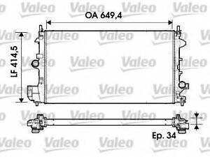 Радиатор VALEO 734339 на OPEL SIGNUM
