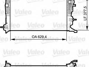 Радіатор води Megane IIIScenic III 1.5dCi 08- RENAULT 214105150R на RENAULT MEGANE III Наклонная задняя часть (BZ0_)