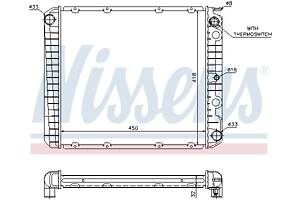 Радиатор VOLVO 940 (945) / VOLVO 740 (745) / VOLVO 760 (704, 765) 1974-1998 г.