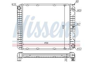 Радиатор VOLVO 940 (945) / VOLVO 740 (745) / VOLVO 760 (704, 765) 1974-1998 г.
