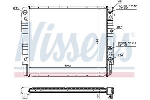 Радиатор VOLVO 940 (945) 1990-1998 г.