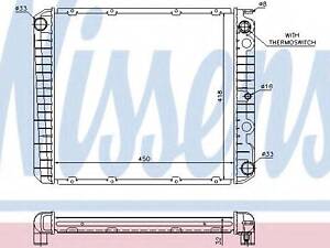 Радіатор VOLVO 940(90-)2.3 i TURBO(+)[OE 12 19 829] NISSENS 65525A на VOLVO 240 седан (P242, P244)