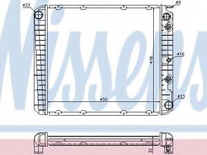 Радіатор VOLVO 960(90-)2.3 i TURBO(+)[OE 8603894] NISSENS 65520A на VOLVO 240 седан (P242, P244)