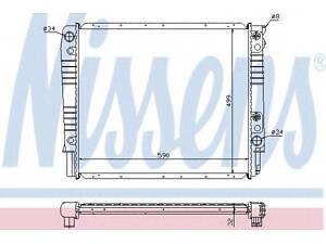 Радіатор VOLVO 960(90-)2.4 i 24V(+)[OE 8603739] NISSENS 65530A на VOLVO 960 (964)