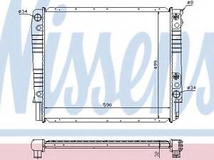 Радиатор VOLVO 960(90-)2.4 i 24V(+)[OE 8603739] NISSENS 65530A на VOLVO 960 (964)