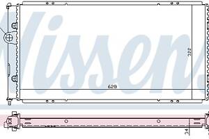 Радиатор VW CADDY (9K9B) / SEAT INCA (6K9) / SEAT IBIZA (6K1) 1993-2009 г.