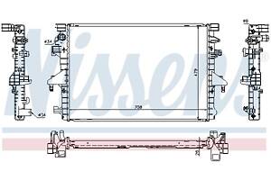 Радиатор VW CALIFORNIA T5 (7EC, 7EF, 7EG, 7HF) 2003-2015 г.