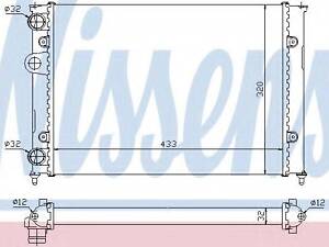 Радіатор VW GOLF III(91-)1.4 i(+)[OE 6N0.121.253] NISSENS 651851 на VW GOLF Mk III (1H1)