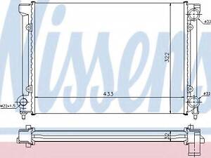 Радіатор VW PASSAT(88-)1.6 i(+)[OE 353.121.253 AA] NISSENS 651651 на VW PASSAT (3A2, 35I)