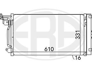 Радиатор VW POLO (6R) / SEAT IBIZA (6J1) / SEAT TOLEDO (KG3) 2006-2022 г.