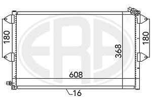 Радиатор VW POLO (6V5) / VW CADDY (9K9B) / SEAT INCA (6K9) / SEAT IBIZA (6K1) 1985-2009 г.