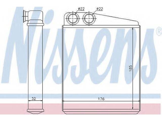 Радіатори опалення NISSENS 70228 на VW VENTO IV (162, 163)