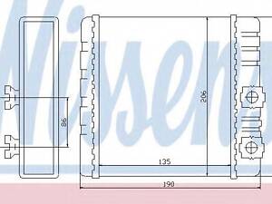 Радіатори опалення NISSENS 70514 на BMW 3 седан (E46)