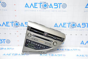 Радио, Магнитофон, Управление климатом, Панель в сборе Lexus RX350 RX450h тип 3, облез хром, надлом, топляк