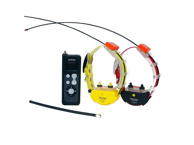 Радио ошейник с gps для охотничьих собак - трекер до 25 км HUNTER-25 PRO-2, с воздействием током и звуком c - Фото 1