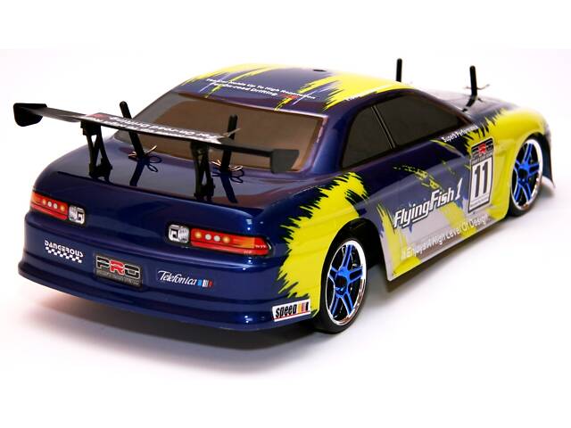 Радиоуправляемая модель Дрифт 1:10 Himoto DRIFT TC HI4123BL Brushless (синий) - Фото 3