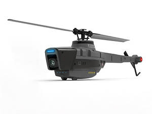 Радіокерований міні дрон із камерою C128 Sentry WAV. Чотирьохпозиційний одногвинтовий гвинтокрил