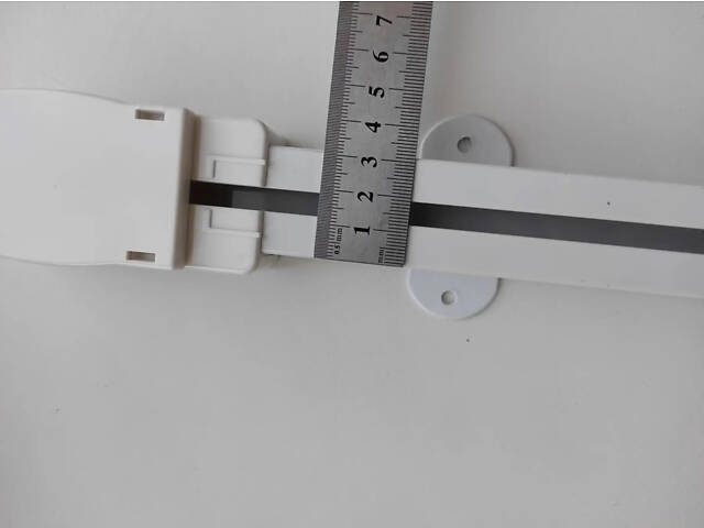 Радіусний карниз з відкриттям штор з центру у дві сторони Livolo білий (VL-SHQ011R2) - Фото 3