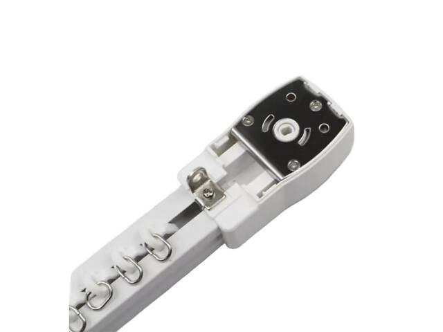 Радіусний карниз з відкриттям штор з центру у дві сторони Livolo білий (VL-SHQ011R2) - Фото 9