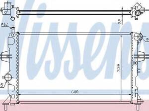 Радиатор, охлаждения дивгателя NISSENS 630041 на OPEL ASTRA G Наклонная задняя часть (F48_, F08_)