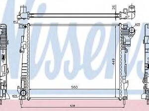 Радиатор, охлаждения дивгателя NISSENS 63122 на RENAULT TRAFIC II автобус (JL)