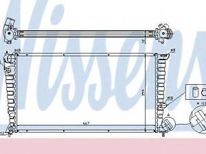 Радиатор, охлаждения дивгателя NISSENS 63508 на PEUGEOT 306 Наклонная задняя часть (7A, 7C, N3, N5)