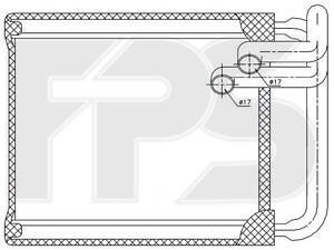 Радиатор печки на Ceed, I30