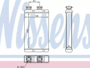 Радиатор печки на Seria 3