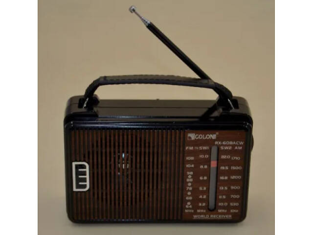 Радіоприймач Golon RX-608ACW AM/FM/TV/SW1-2 5-хвилиновий - Фото 5