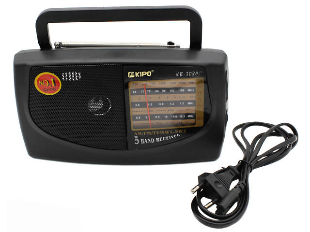 Радіоприймач кипо KIPO-KP 308AC AM/FM/TV/SW1.5W2 перший сорт - Фото 2