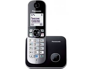 Радиотелефон DECT Panasonic KX-TG6811UAB, Black (KX-TG6811UAB)