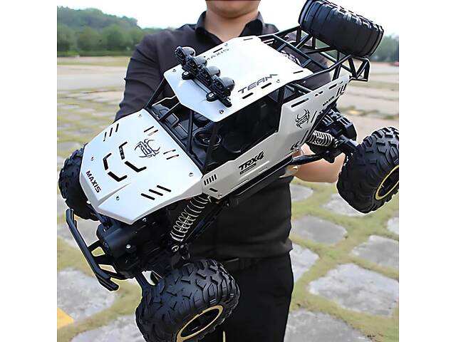 Радіокероване авто з повним приводом та LED фарами — позашляховик 1:12 з підвіскою та дальністю управління 50 м, 35 - Фото 2