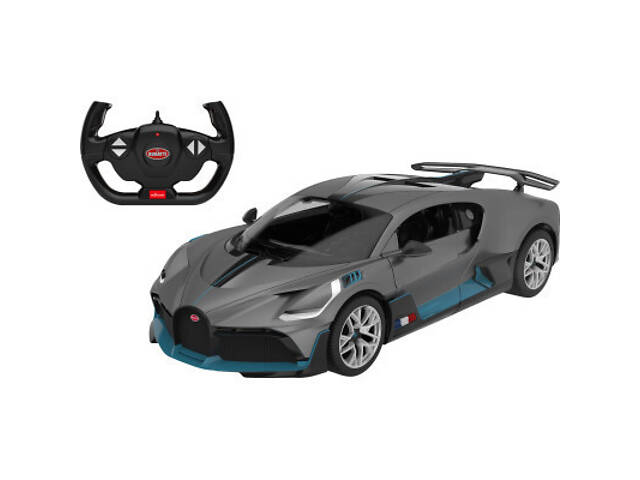 Радіокерований іграшковий автомобіль Rastar Bugatti Divo 1:14 (98060 gray) - Фото 1