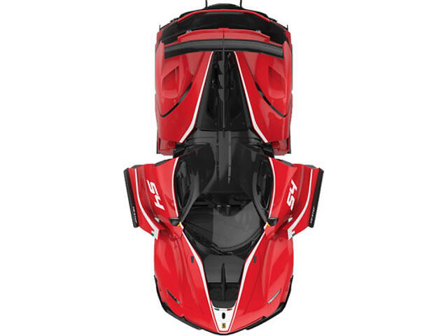 Радіокерований іграшковий конструктор Rastar Ferrari FXXK 1:18 (96900) - Фото 5